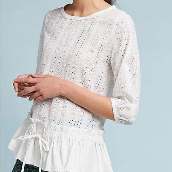 Anthropologie Tops - Anthropologie Eri + Ali Nora Eyelet Blouse